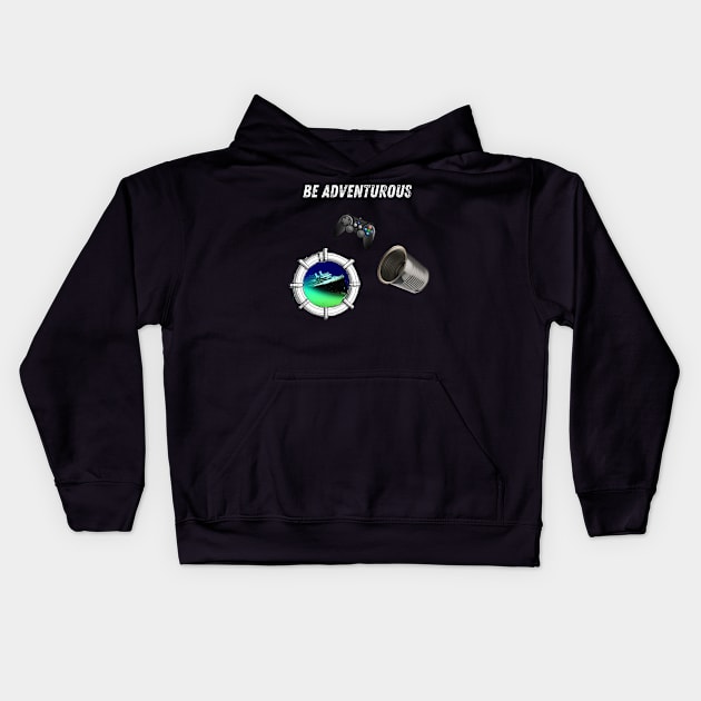 Be Adventurous Kids Hoodie by Dunkel